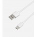 Breaking Кабель Type-C, 2.4A, 1 метр (20115), белый