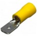 REXANT 08-0351 Клемма плоская изолированная штекер 6.3 мм 4-6 мм² (РПи-п 6.0-(6.3)) желтая (100/12000)