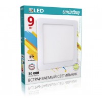 Встраиваемый (LED) светильник DL Smartbuy Square-9w/6500K/IP20 (SBL-DLSq-9-65K)