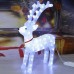 Фигура LED ОЛЕНЬ акриловый h≈131/l≈78см холодный белый свет (с режимами)