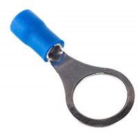 REXANT 08-0037 Наконечник кольцевой изолированный ø 10.5 мм 1.5-2.5 мм² (НКи 2.5-10) синий (100)