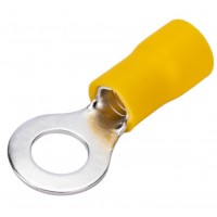 REXANT 08-0053 Наконечник кольцевой изолир. ø 6.5 мм 4-6 мм² (НКи 6.0-6/НКи5,5-6) желтый (100)