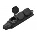 Розеточная колодка GSB-16-3-G-IP44, 16А, 3 места, с/з, б/в, IP44, 1/25
