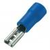 REXANT  08-0431 Клемма плоская изолир. гнездо 3.8мм 1.5-2.5мм²(РПи-м2.5-(2.8)/РПИм2-250)синяя (100)