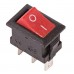 REXANT 36-2031 Выключатель клавишный 250V 3А (3с) ON-ON красный  Micro (10/2000)