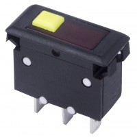 REXANT 36-2690 Автомат - предохранитель 250V 15А (3с) RESET-OFF красный  с подсветкой
