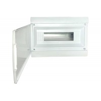 Бокс KRZMI ЩРВ-П 12 встраиваемый пластик глухая дверь IP41 212х300х89 мм