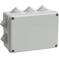 Коробка распаячная КМ41242 d150*110*70 мм О/П IP55 (10 гермовводов) IEK