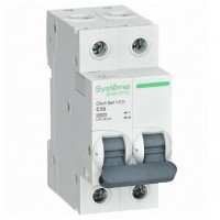Выключатель автоматический двухполюсный 50А С 4.5kA 230В City9 Set